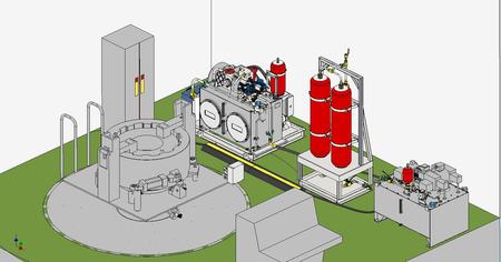 电液耦合程控压力水罐试验系统